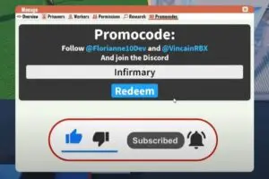 Redeem a gift code in My Prison