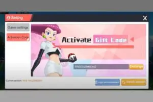 Redeem a gift code in Pocket Adventure Legend