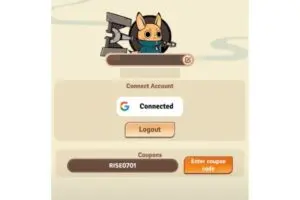 Redeem a gift code in Tailed Demon Slayer Rise