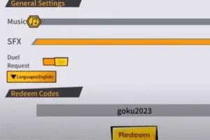 Redeem a gift code in Ultimate Fighting