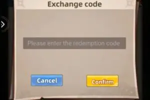 Redeeming a gift code in Ninja Final Renascido