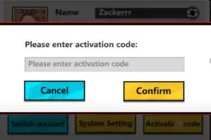 Redeem a gift code in Fairy Tail Power Burning Will