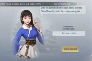 Redeem a gift code in Infinite Fantasy M
