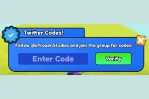 Redeem a gift code in Roblox Mushroom Race