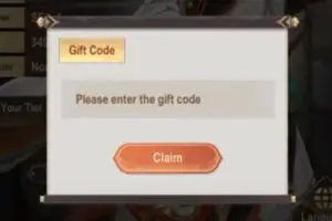 Redeem a gift code in Among Heroes: Fantasy Samkok