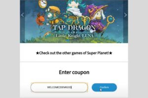 Redeem a gift code in Demigod Idle