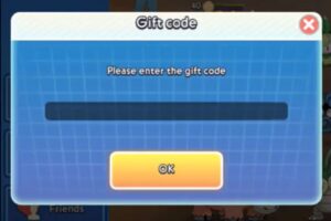 Redeem a gift code in Fingertip Monster