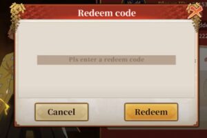 Redeem a gift code in Will of Hashira