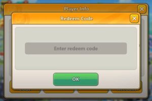Redeem a gift code in Z Warriors Unleashed