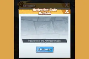Redeem a gift code in Chaotic Xenoverse