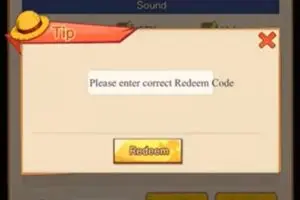 Redeem a gift code in For Piece The Great Voyage