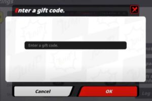 Redeem a gift code in Jump Assemble
