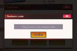 Redeem a gift code in MHA Rise of Heroes