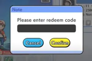 Redeem a gift code in Frenzy Gym