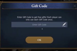 Redeem a gift code in Lost Realm Chronorift