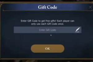 Redeem a gift code in Lost Realm Chronorift