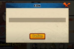 Redeem a gift code in Naruto Soul Of Storm