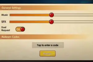 Redeem a gift code in Ninja Legends Shadowbound