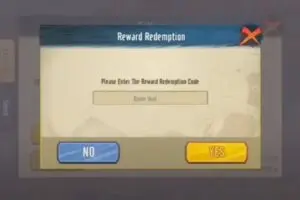 Redeem a gift code in Shin Legend M