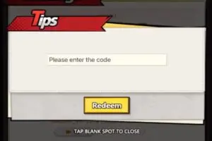 Redeem a gift code in Infinity Combat