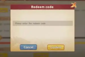 Redeem a gift code in Ninja Will Darkness