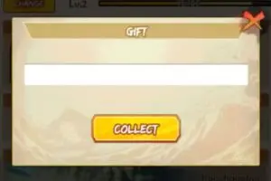 Redeem a gift code in Ultimate Ninja War Last Storm