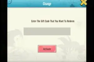 Redeem a gift code in Z Warrior Academy