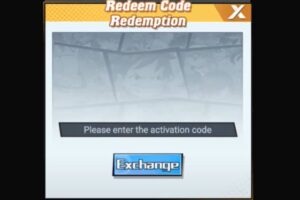 Redeem a gift code in Anime Rumble Fusion