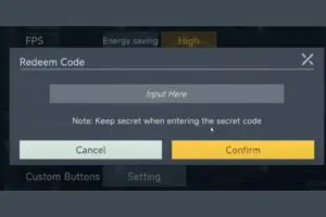 Redeem a gift code in Droid Gunner