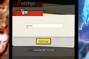 Redeem a gift code in Legend Of Allstar