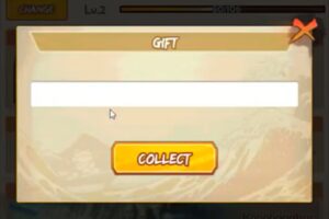 Redeem a gift code in Naruto Shippuden Unlimited