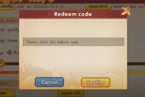 Redeem a gift code in Ninja Legends New Gen
