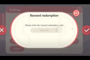 Redeem a gift code in Poke Masters Unite Quest