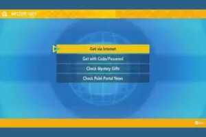 Redeem a gift code in Pokemon Scarlet and Violet Mystery