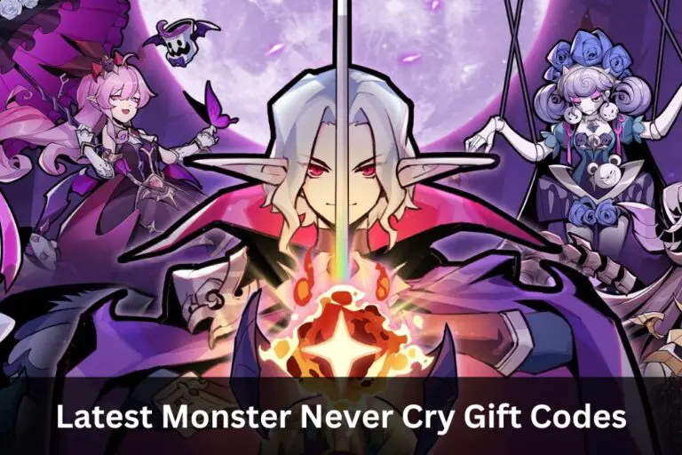 Monster Never Cry Gift Codes