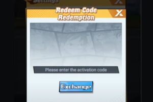 Redeem a gift code in Anime Clash Assemble