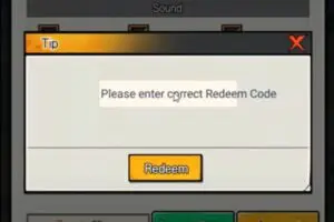 Redeem a gift code in Dragon Legend Universe Warrior