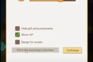 Redeem a gift code in God Wars Cross Worlds