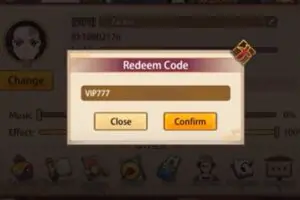 Redeem a gift code in Devil Hunter Fire Blade