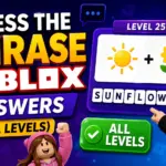 Guess The Phrase Roblox Answers (All Levels)